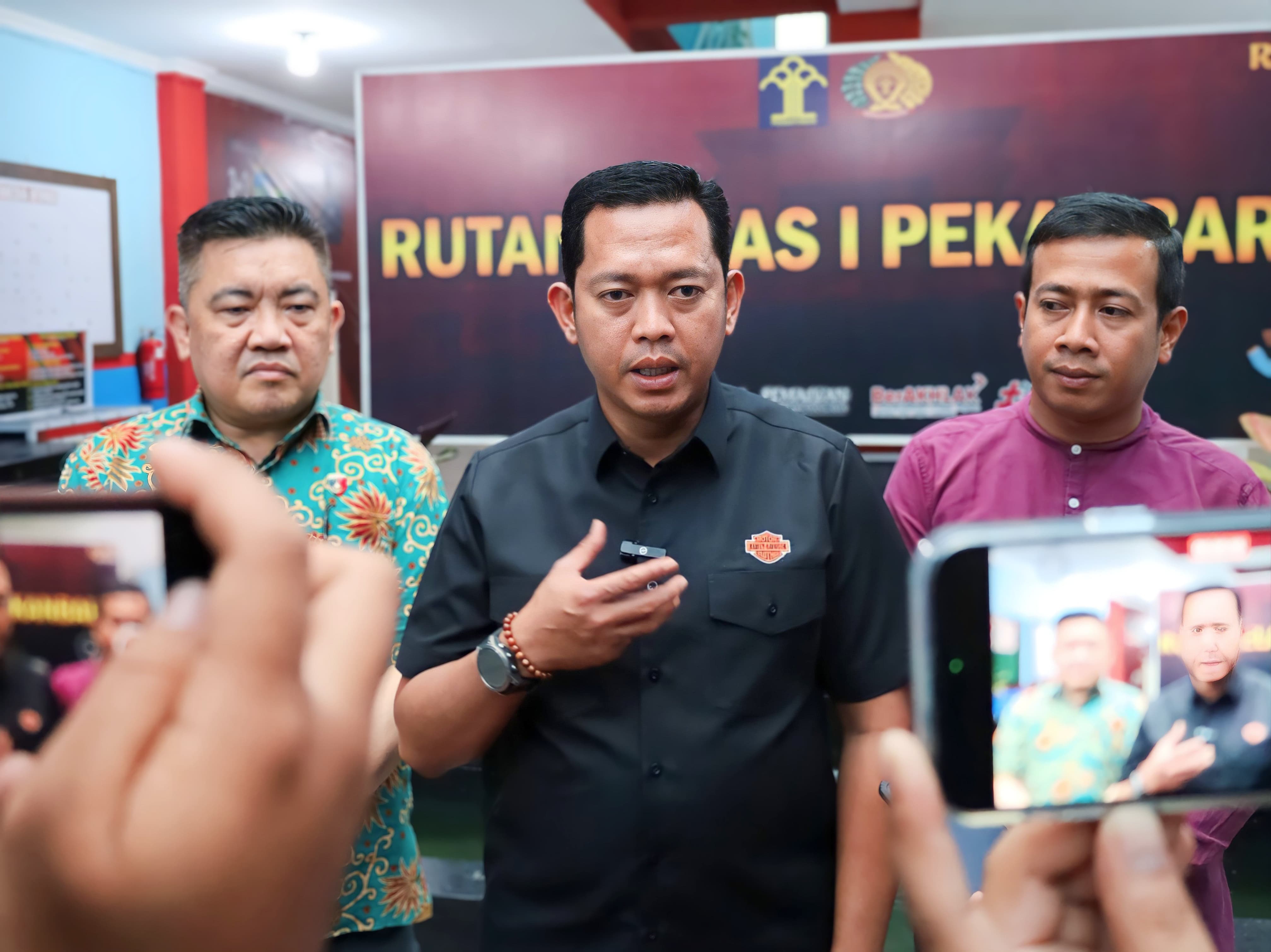 KUNJUNGAN LEMBAGA KEMASYARAKATAN KELAS 1 SIALANG BUNGKUK KOTA PEKANBARU